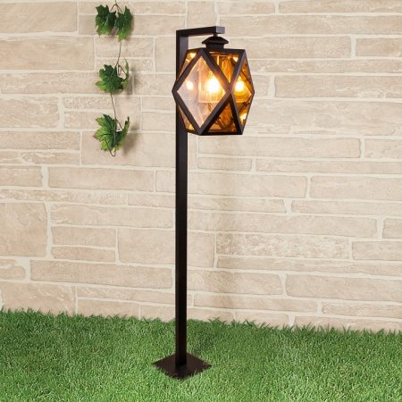 Уличный светильник на столбе Ambra F IP33 35133/F черный Elektrostandard Ambra a056235