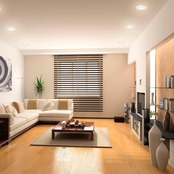 Встраиваемый светодиодный светильник Gauss Backlight с подсветкой BL118