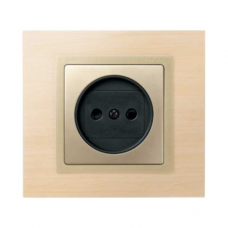 Simon 82 Шампань Накладка розетки 1-ая