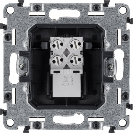 Legrand Valena ALLURE DIY Сл.кость Розетка ТЛФ 1-ая (RJ11)