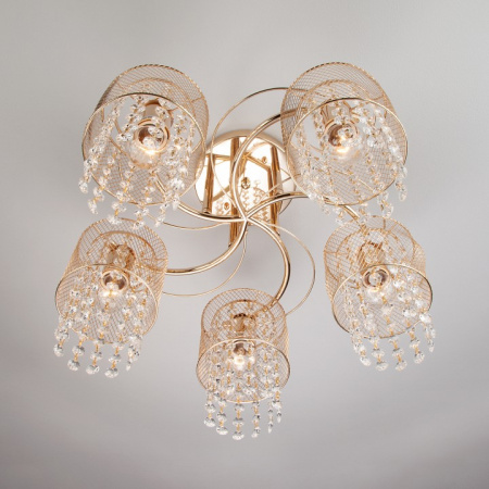 Потолочный светильник 30137/5 золото Eurosvet Bonnie