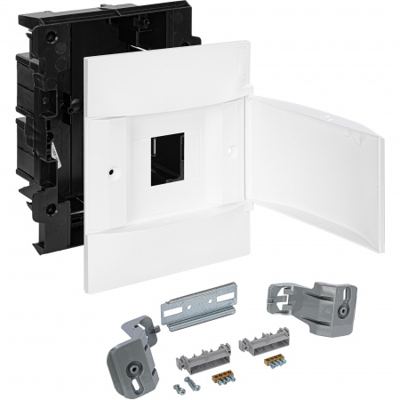 Legrand Practibox S Пластиковый щиток Встраиваемый 1X4 Белая дверь