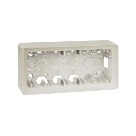 Simon 82 Detail Слоновая кость Коробка наружной установки 3-ая