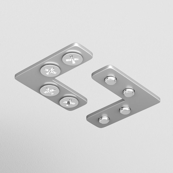 Соединитель угловой для шинопроводов натяжного потолка TRA034CL-SC-42S Maytoni Accessories for tracks Exility