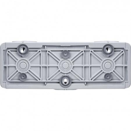 Legrand Plexo Серый Монтажная коробка 3-ая для наружного монтажа,горизонтальная, IP55