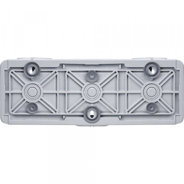 Legrand Plexo Серый Монтажная коробка 3-ая для наружного монтажа,горизонтальная, IP55