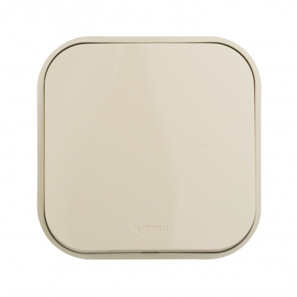 Legrand Quteo Бежевый Кнопка 1-клавишная 6А
