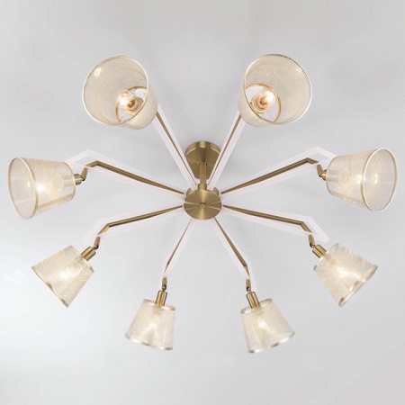 Потолочная люстра 60082/8 золотая бронза Eurosvet Alicante