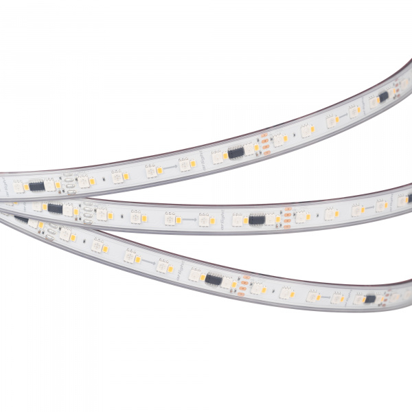 Лента герметичная SPI-P-BA120-14mm 24V RGBW-Warm-PX6-BPT (16 W/m, IP66, 5060/2835, 5m) (Arlight, бегущий огонь)