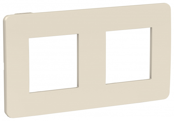 SE Unica Studio Бежевая/Бежевая Рамка 2-ная