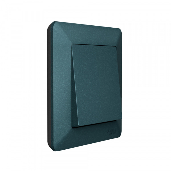 Systeme Electric AtlasDesign Air Изумруд/дымчатый черный Рамка 1-ая