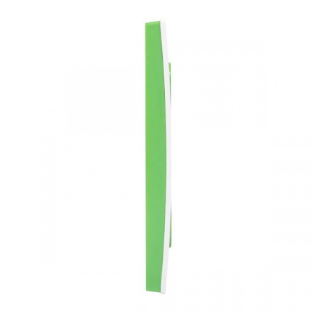 EKF Стокгольм Рамка 5-местная белая с линией цвета зеленый