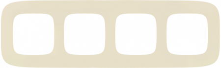 Legrand Valena ALLURE Слоновая кость Рамка 4-ая