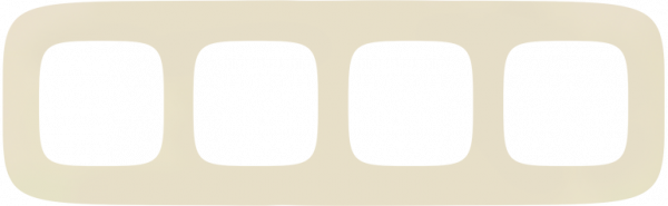 Legrand Valena ALLURE Слоновая кость Рамка 4-ая