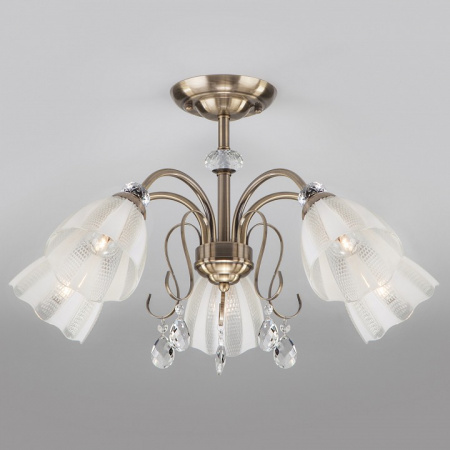 Потолочный светильник 30155/5 античная бронза Eurosvet Floranse