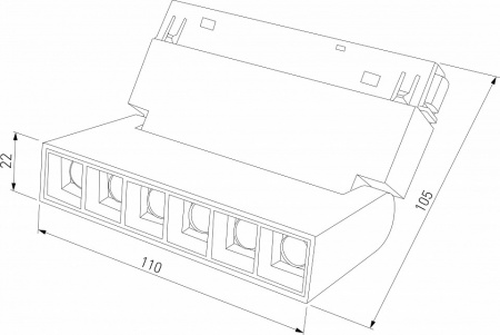 Slim Magnetic Умный трековый светильник 6W 2700-6500K Dim HL01 (черный) 85194/01 Elektrostandard Slim Magnetic a066586