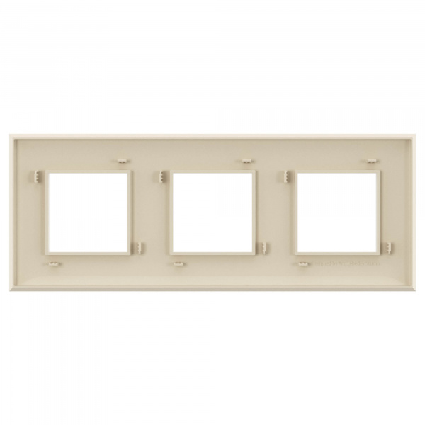 DKC Avanti Ванильная дымка Рамка 6 модулей