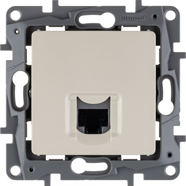 Legrand Etika Слоновая кость Розетка комп (RJ45) 5 категория  UTP