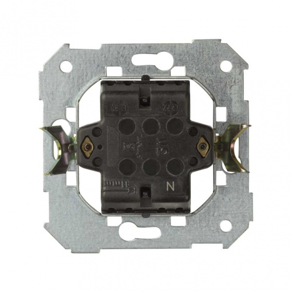 Simon 75 Мех Выключатель 1-клавишный с подсветкой