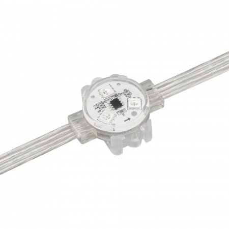 Arlight Модуль управляемый VISOR-SPI-5060-3-12V RGB 120deg (D30x16mm, 0.75W, IP68) (Герметичный)