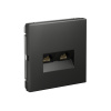 Systeme Electric ArtGallery Базальт Розетка двойная компьютерная RJ45+RJ45, кат. 5е, механизм