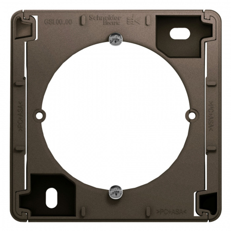 SE Glossa Шоколад Коробка наружного монтажа