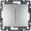 Legrand Valena Алюминий Выключатель 2-х клавишный