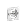 Systeme Electric AtlasDesign Белый Розетка без заземления без шторок, 16А, мех., быстрозажим. клем.