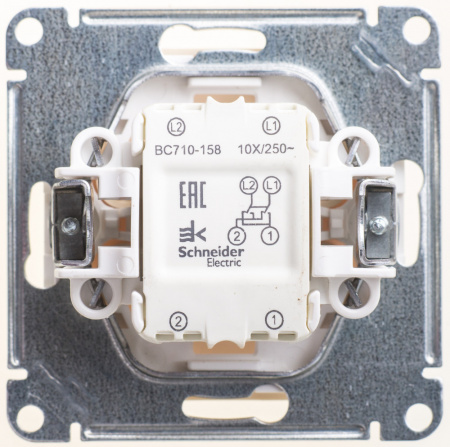 Systeme Electric Wessen 59 Беж Переключатель перекрестный 1-клавишный 10АХ