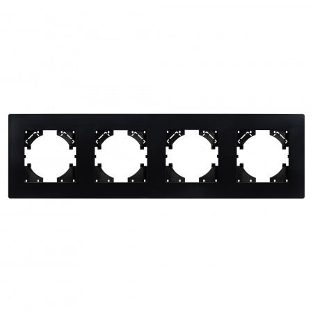 Arlight Рамка пластиковая FRM-PERIO-PL-4-BK (-)