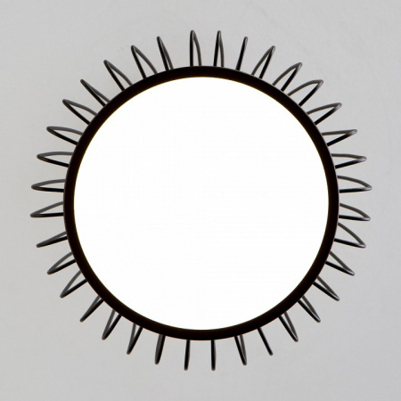 Подвесной светодиодный светильник 40009/1 LED черный Eurosvet Comodita