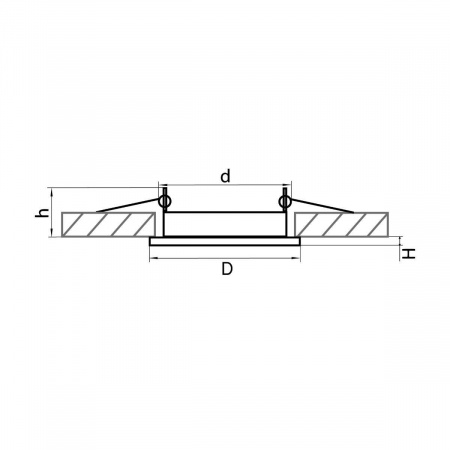 Встраиваемый светильник Lightstar Tensio 212117