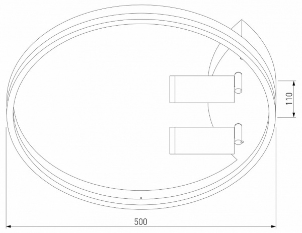 Умный потолочный светильник 90247/3 белый / хром Eurosvet Luminari