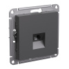 Systeme Electric AtlasDesign Базальт Розетка телефонная RJ11, механизм