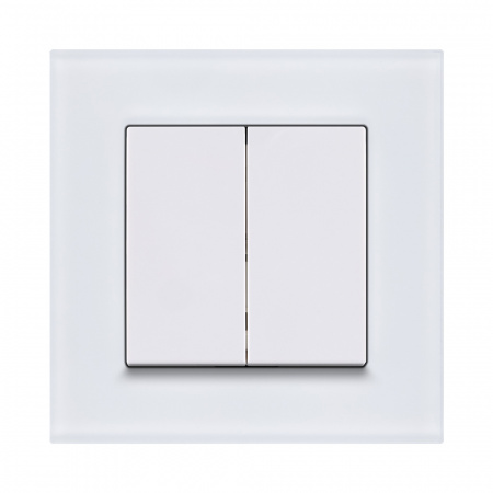 Рамка 1-постовая, стекло белый Kollinger Reflex MG RM1WH