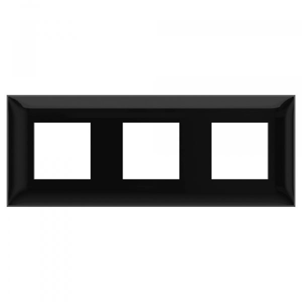 DKC Avanti Черный квадрат Рамка 6 модулей