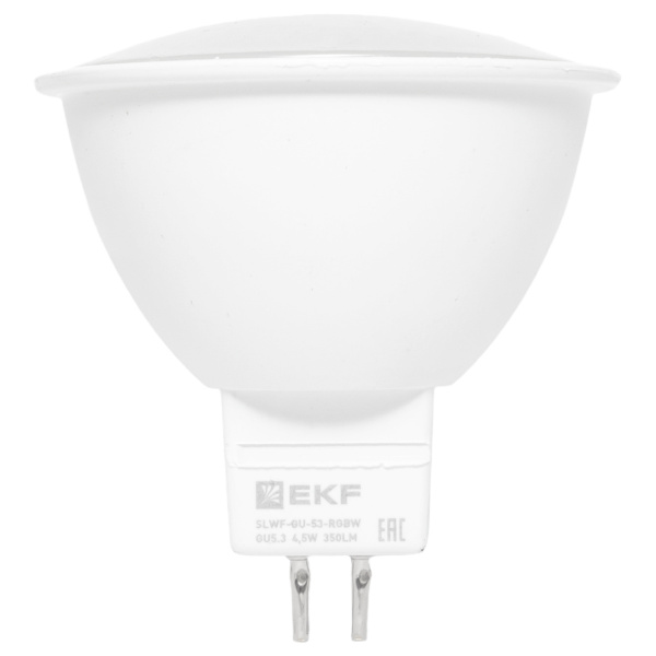 EKF Connect Умная лампа GU5.3 4,5W WIFI RGBW EKF Connect Умная лампа GU5.3 4,5W WIFI RGBW