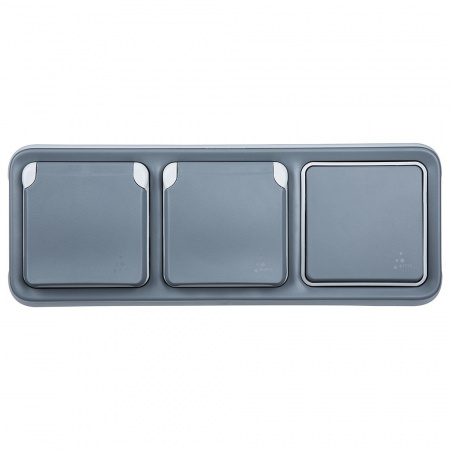 Legrand Plexo Серый Мех Розетка с/з с крышкой, винтовой зажим IP55