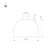 Светильник ART-INBELT-BOWL-R210-16W Day4000-MIX (BK, 100 deg, 48V, DALI) (Arlight, IP20 Металл, 3 года)