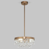 Подвесная люстра с хрусталем 60165/3 латунь Eurosvet Sophie