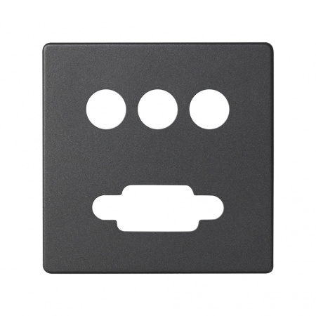 Simon 82 Detail Графит Накладка на механизм 7500092-039