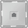 SE Wessen 59 Матовый хром Розетка ТЛФ 1-ая RJ11