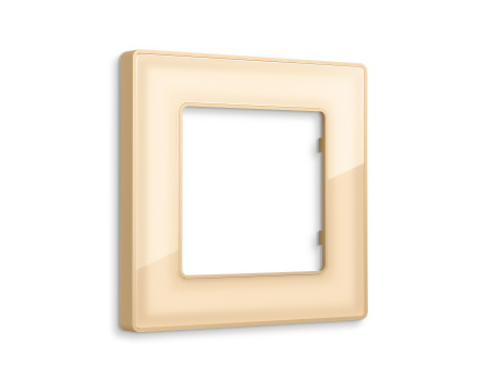 Рамка ALFA Arctic (Шампань Стекло органическое) 1-ая AF580601