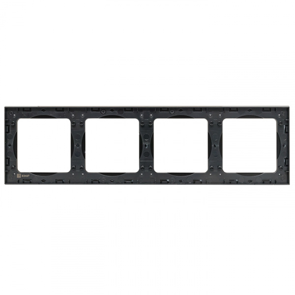 EKF PROxima Стокгольм Черный Металл Рамка 4-ая
