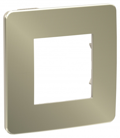 SE Unica Studio Бронза/Бежевая Рамка 1-ная