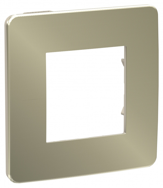 SE Unica Studio Бронза/Бежевая Рамка 1-ная