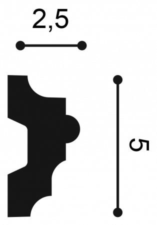 P9040F молдинг гибкий