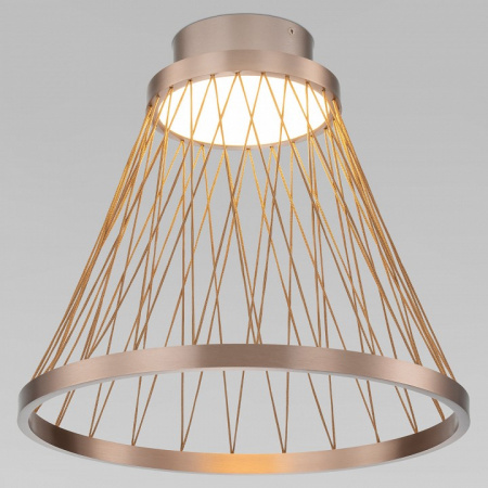 Потолочный светодиодный светильник 40018/1 LED коричневый Eurosvet Cesta