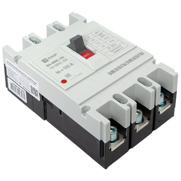 EKF Basic Автоматический выключатель ВА-99МL 250/125А 3P 20кА