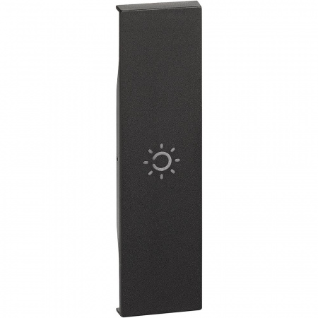 BT Living now Черный Лицевая панель с символом лампа для выключ и переключ 1 мод